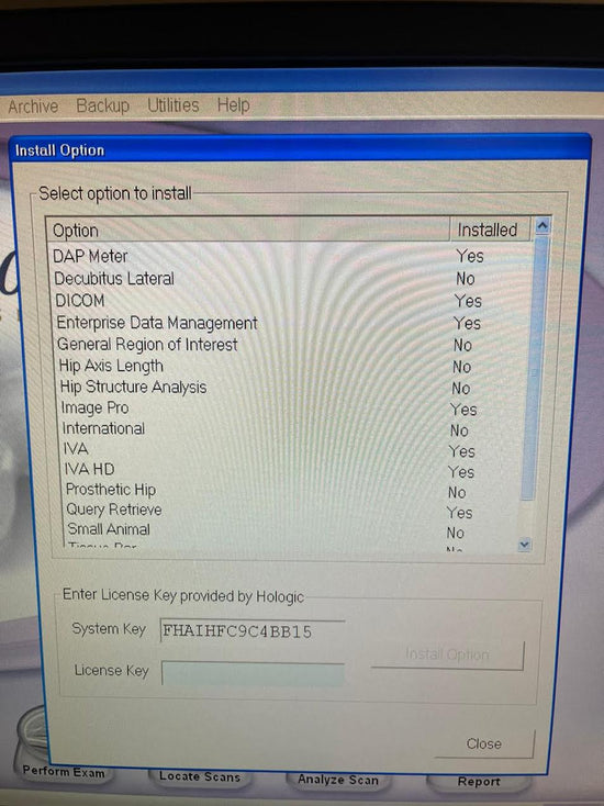 HOLOGIC Discovery QDR  series 2012 DEXA Bone Densitometer