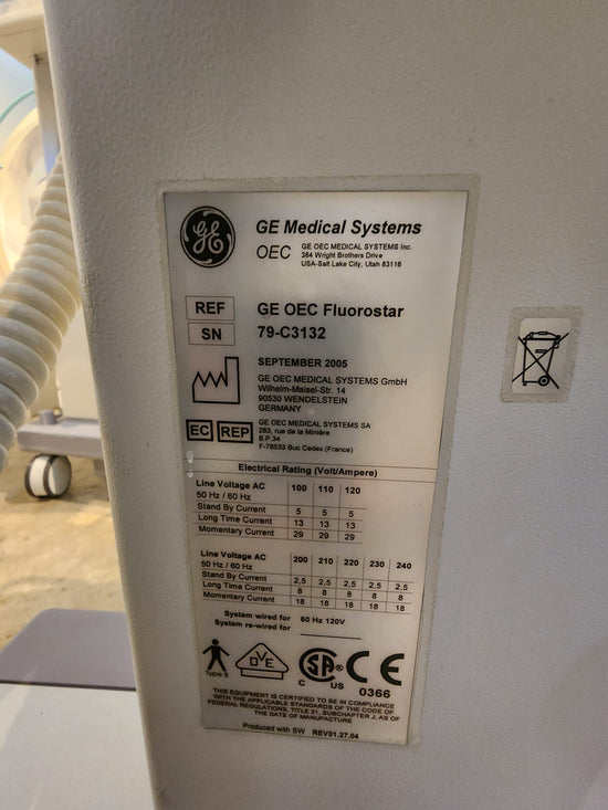 GE OEC FLUOROSTAR Compact C-ARM