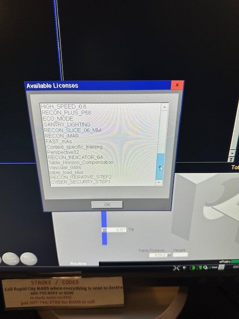 2017 Siemens Perspective 32 CT Scanner with 200,000 Scan Seconds