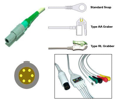 Biosys Korea Ecg Cable With Leads