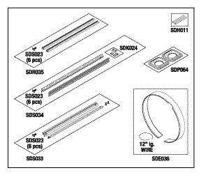 CHAMBER PLASTICS KIT FOR STERRAD 100S