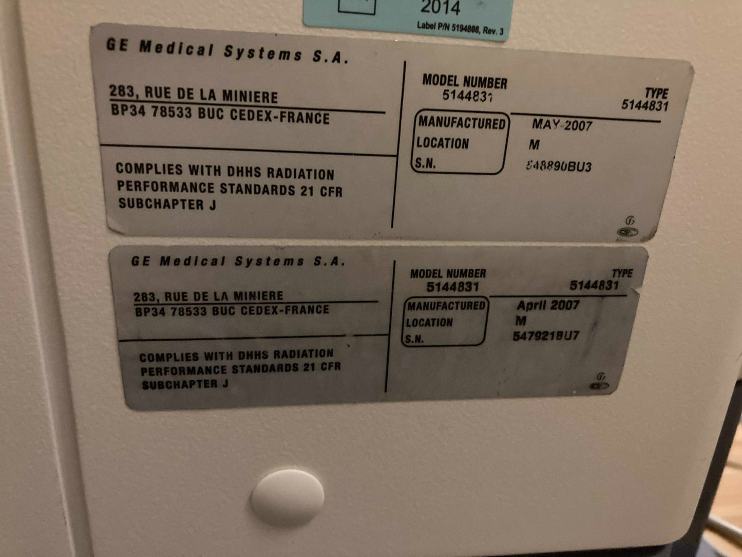 GE Senographe Digital Mammo Unit XR GOLDSEAL 2014 New Detector