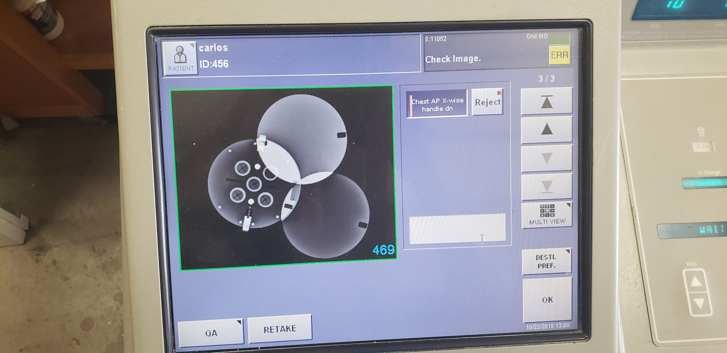 DIGITAL DR GE AMX IV-PLUS PORTABLE X-RAY with Canon CXDI-55C Detector