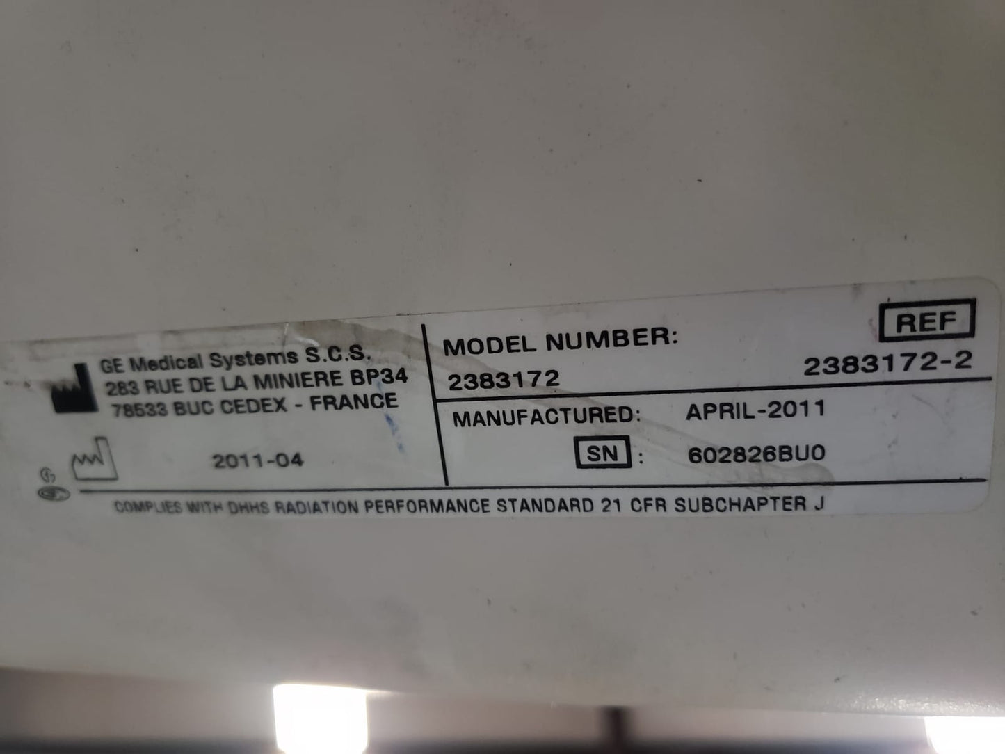 GE Senographe DS Gold Seal
