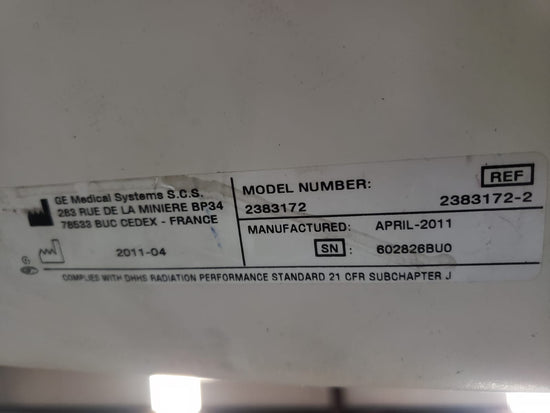 GE Senographe DS Gold Seal