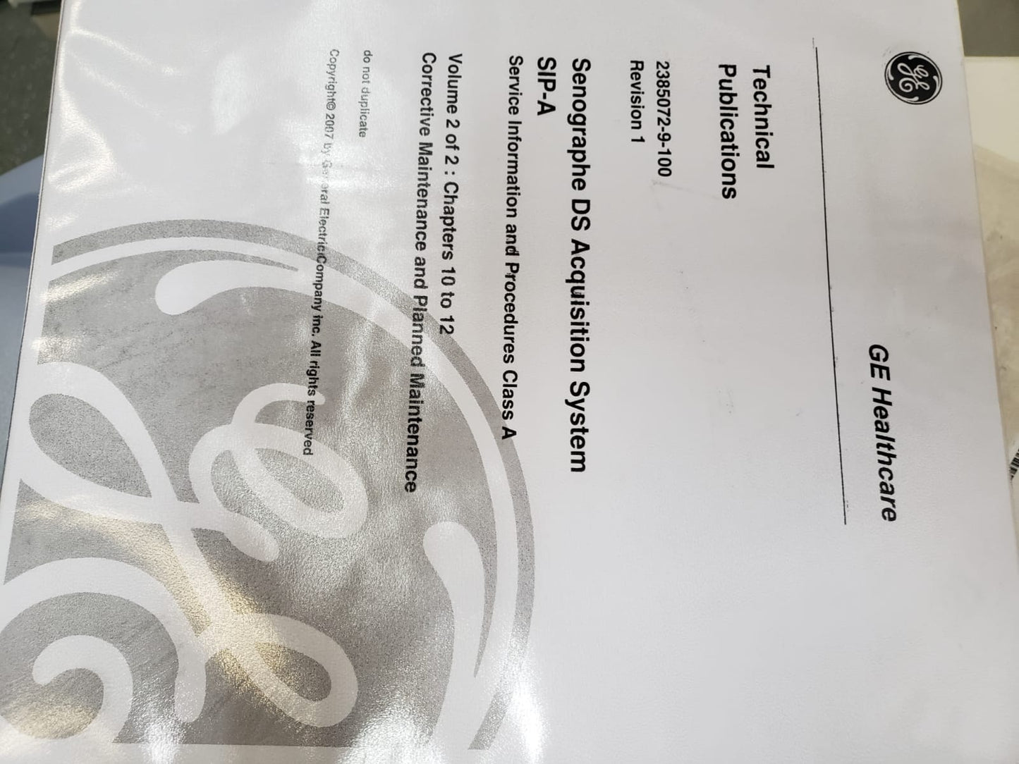 GE Senographe DS Gold Seal