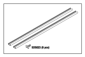 GUIDE RAILS FOR STERRAD 100S