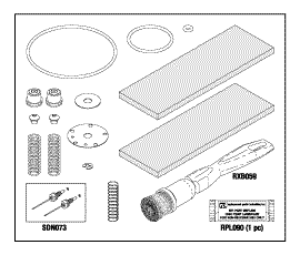 INJECTOR ASSEMBLY REBUILD KIT FOR STERRAD 100S