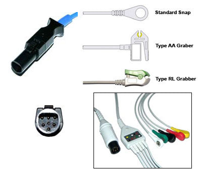 Kontron Ecg Cable With Leads