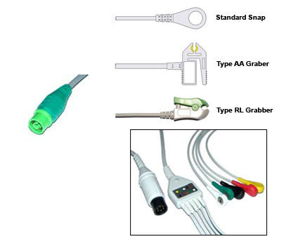 Nec Pm191E Ecg Cable With Leads