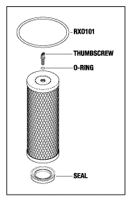 OIL MIST FILTER CARTRIDGE FOR STERRAD STERILIZERS 100NX