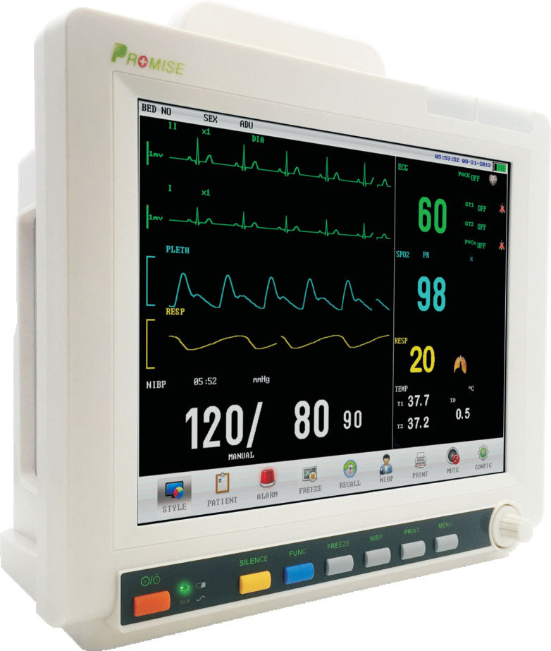 PRO-M12D Bedside Critical Care  Multi-parameter Patient Monitor