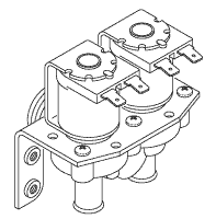 DUAL WATER INLET VALVE (SOL-5 & 7) for STERIS SYSTEM 1 OEM Part #200051