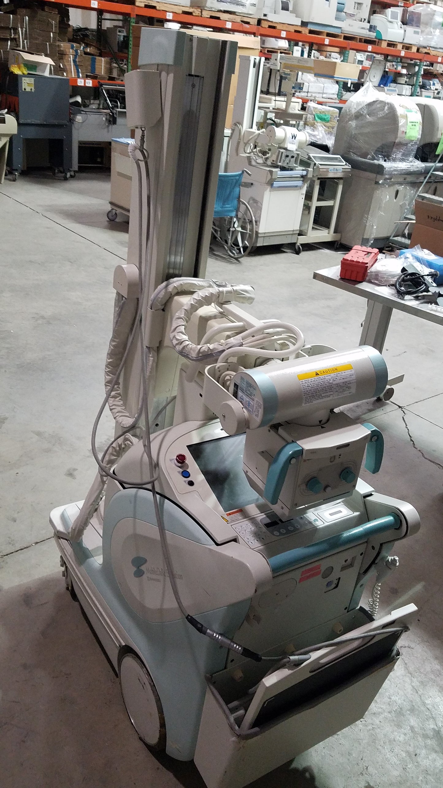 Shimadzu MobileDaRt Evolution Digital PORTABLE X-RAY with 14x17 Canon Detector