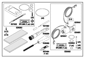 VAPORIZER/CONDENSER SERVICE KIT FOR STERRAD 100NX