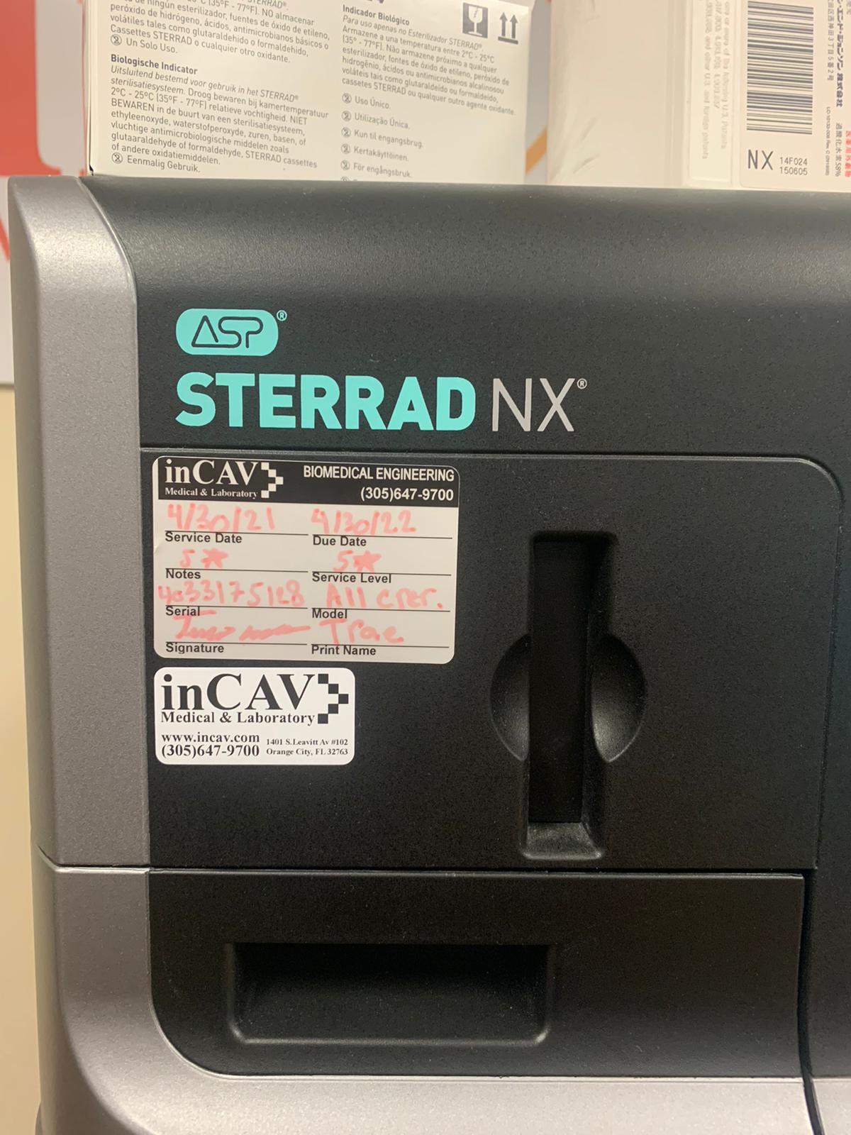 ASP Johnson & Johnson STERRAD NX AllClear Plasma Sterilizer