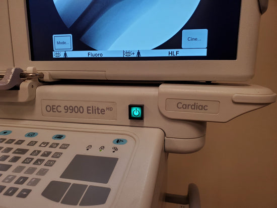 GE OEC 9900 Elite CARDIAC Motorized C-ARM 9 Inches IIS Super C